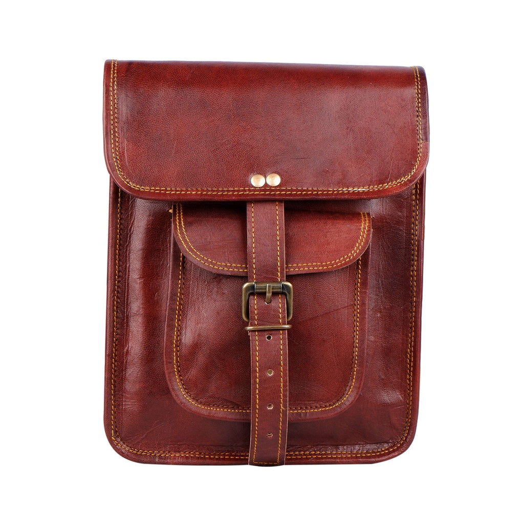 Windsor Full-Grain Leather Crossbody Messenger Bag