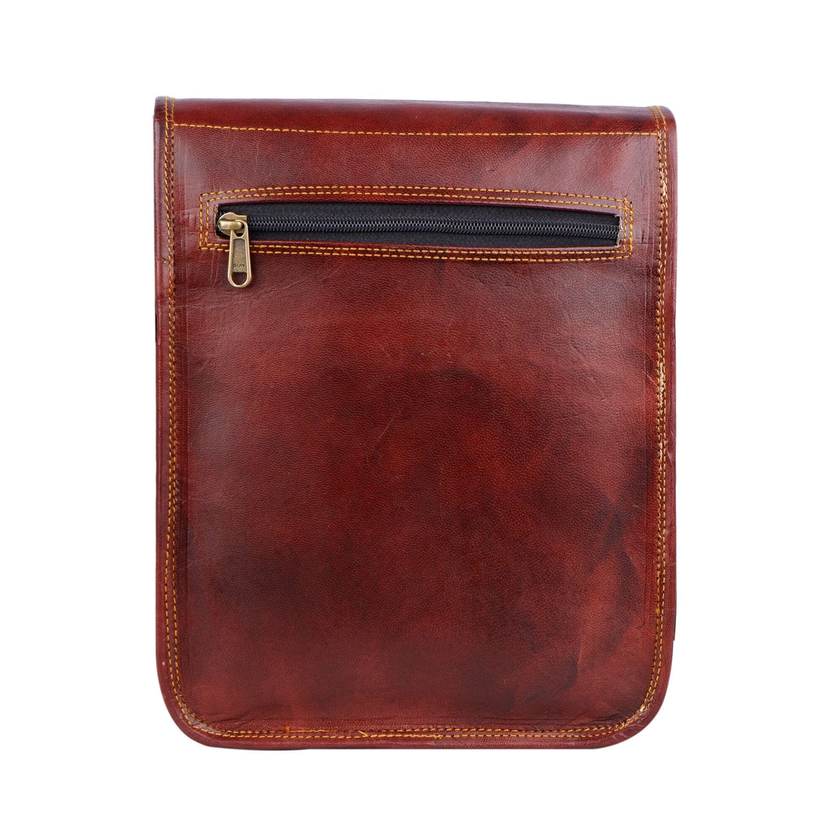 Windsor Full-Grain Leather Crossbody Messenger Bag