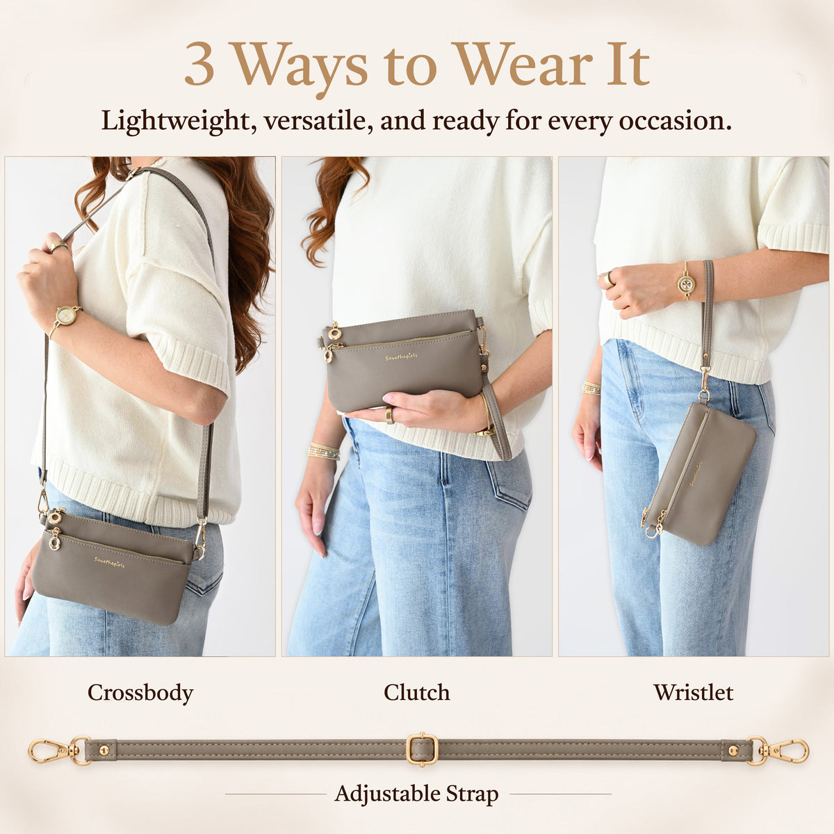 Bella RFID Touchscreen Crossbody Purse
