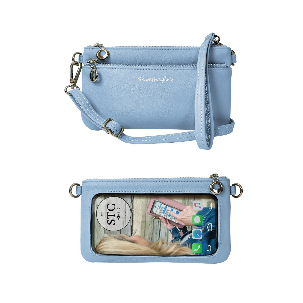 Bella RFID Touchscreen Crossbody Purse