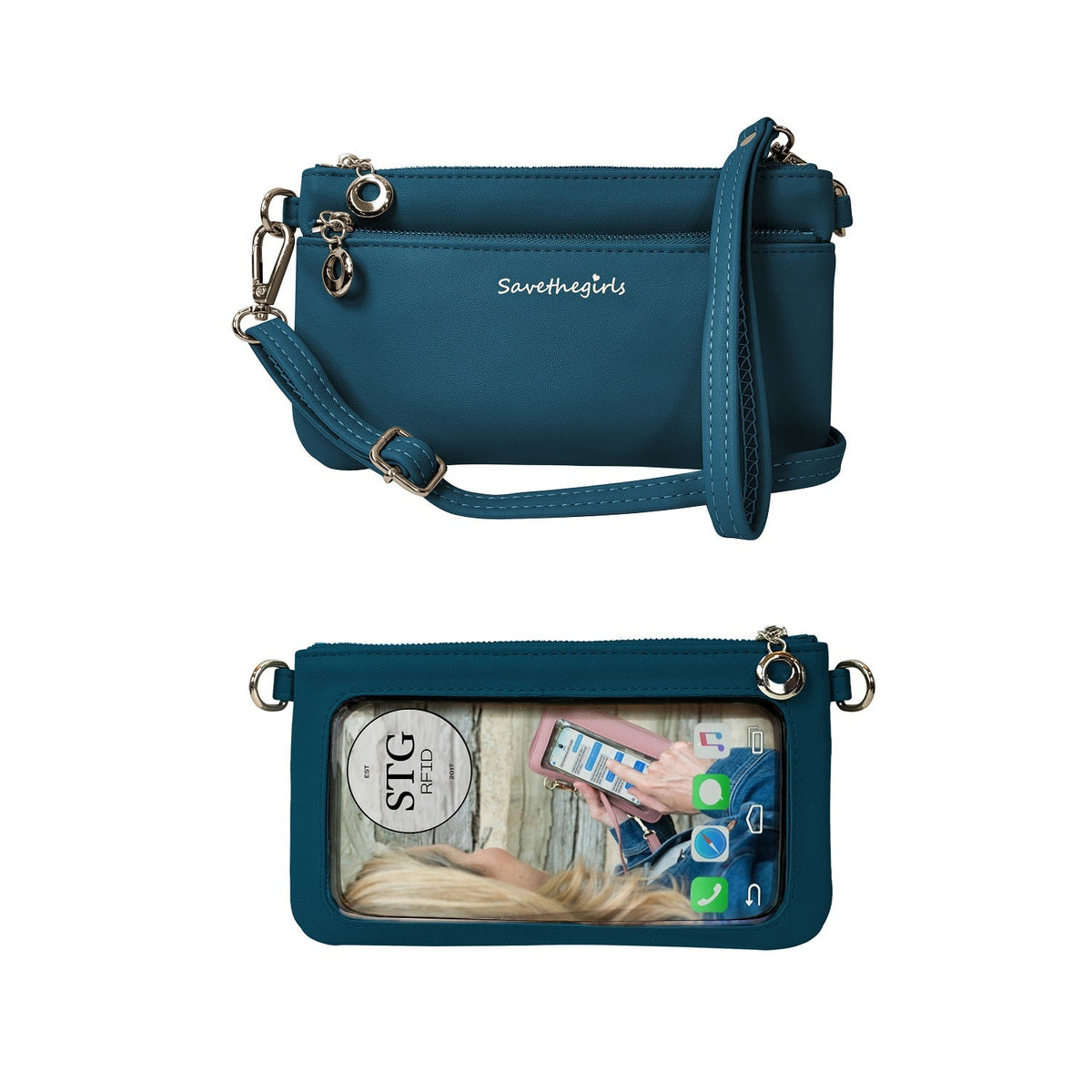 Bella RFID Touchscreen Crossbody Purse