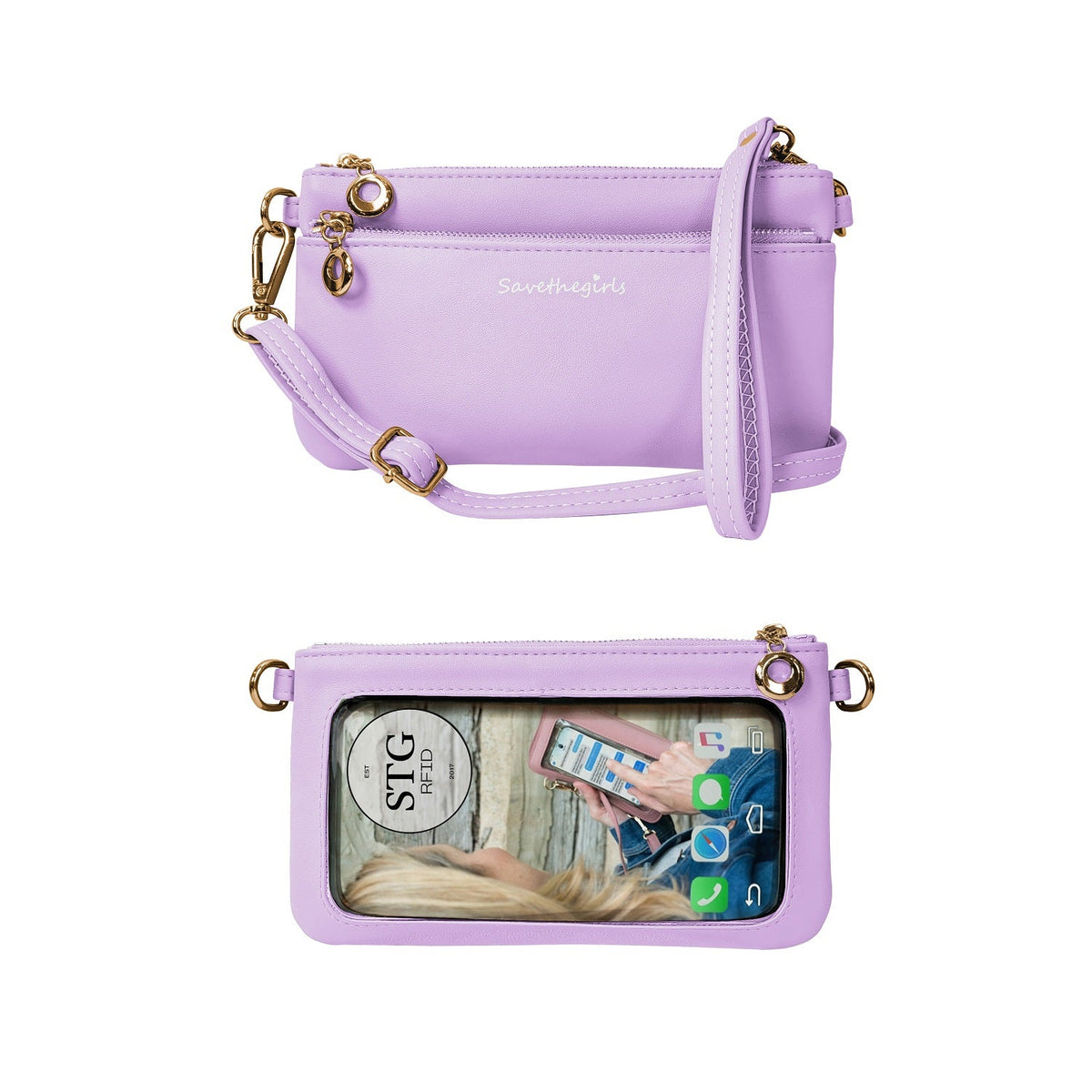Bella RFID Touchscreen Crossbody Purse
