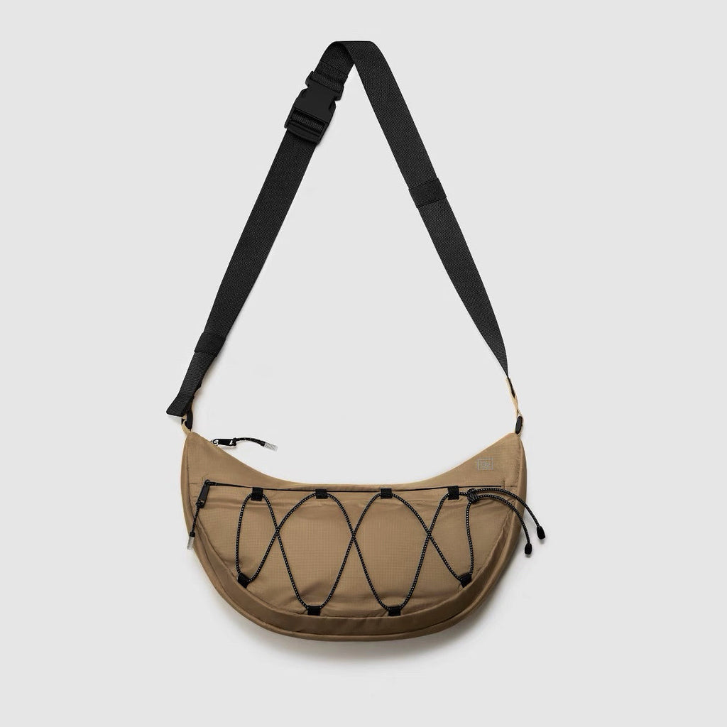 Airy Water-Resistant Crescent Sling Bag
