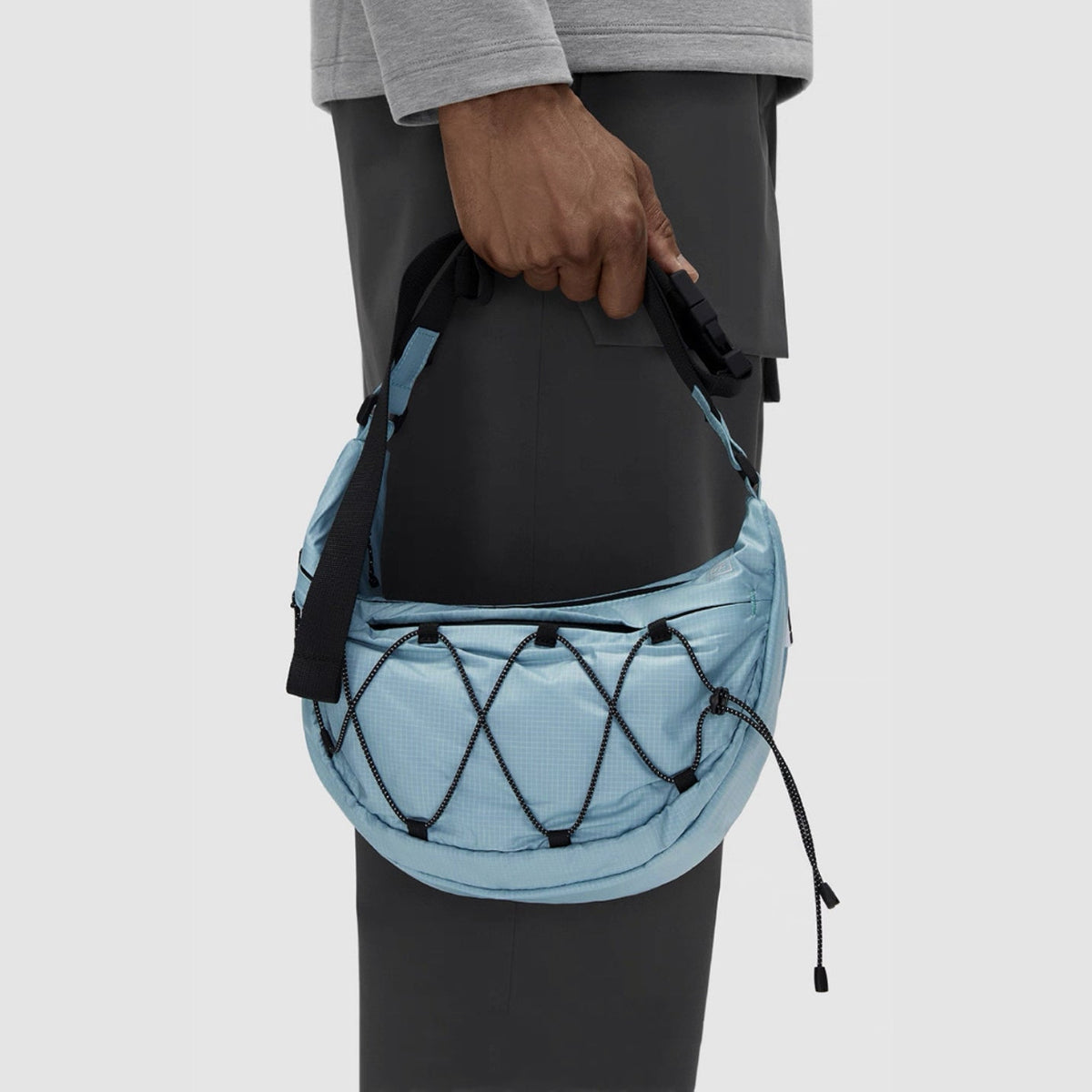Airy Water-Resistant Crescent Sling Bag