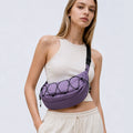 Airy Water-Resistant Crescent Sling Bag