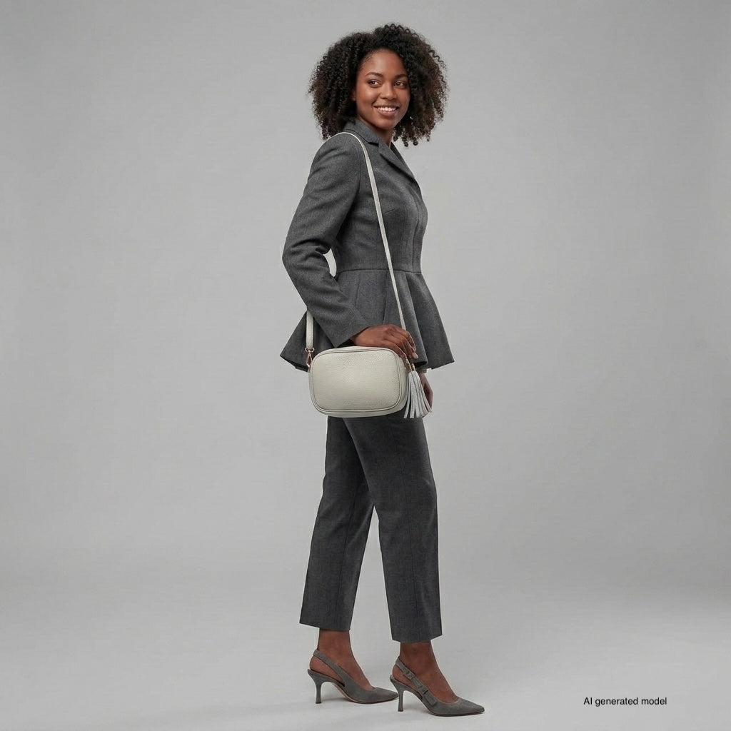 Parma Italian Full-Grain Leather Crossbody Bag