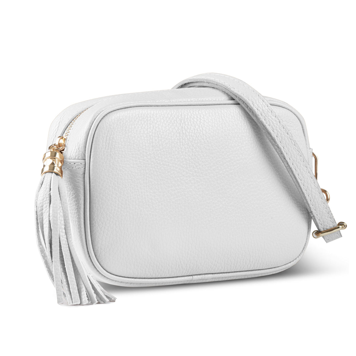 Parma Italian Full-Grain Leather Crossbody Bag