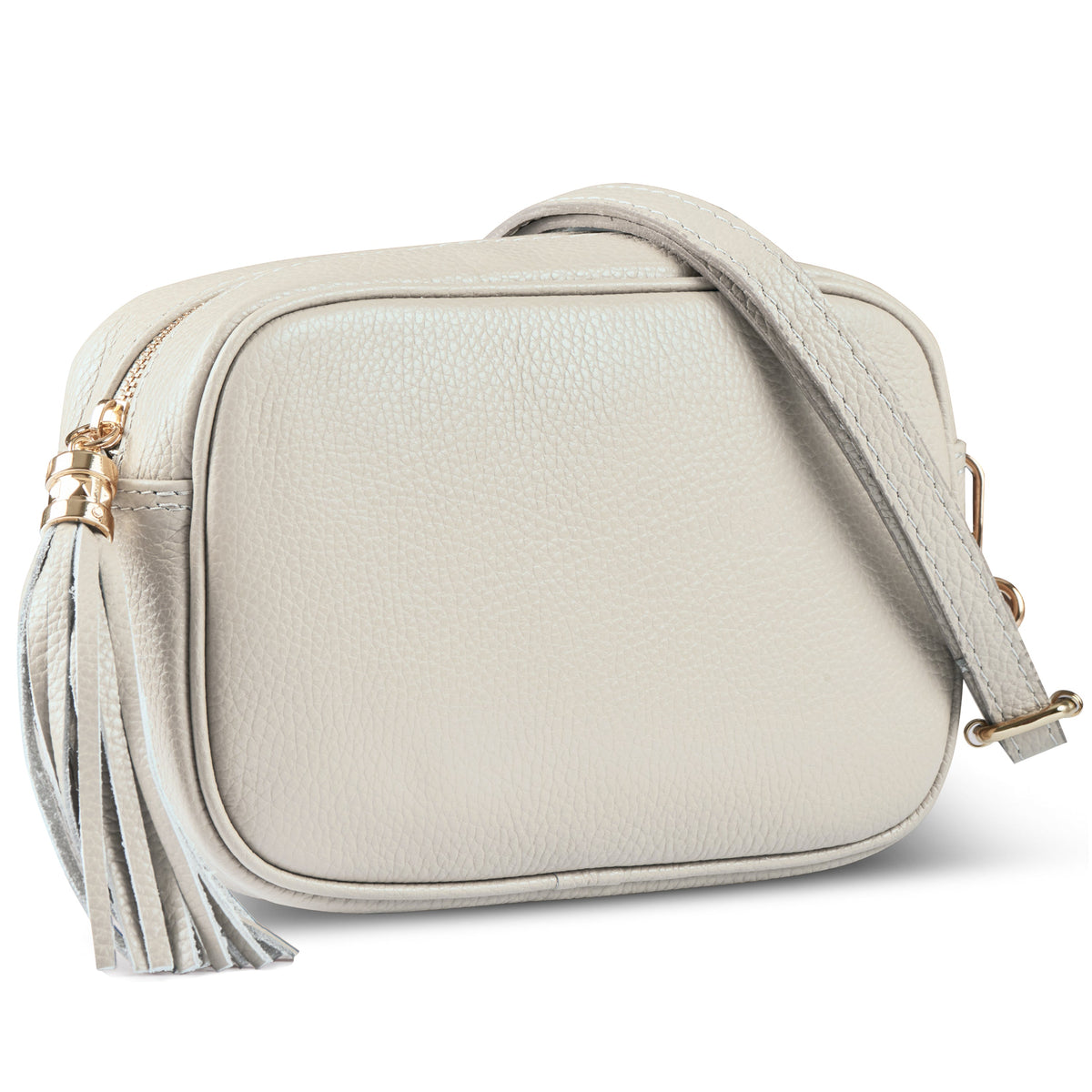 Parma Italian Full-Grain Leather Crossbody Bag
