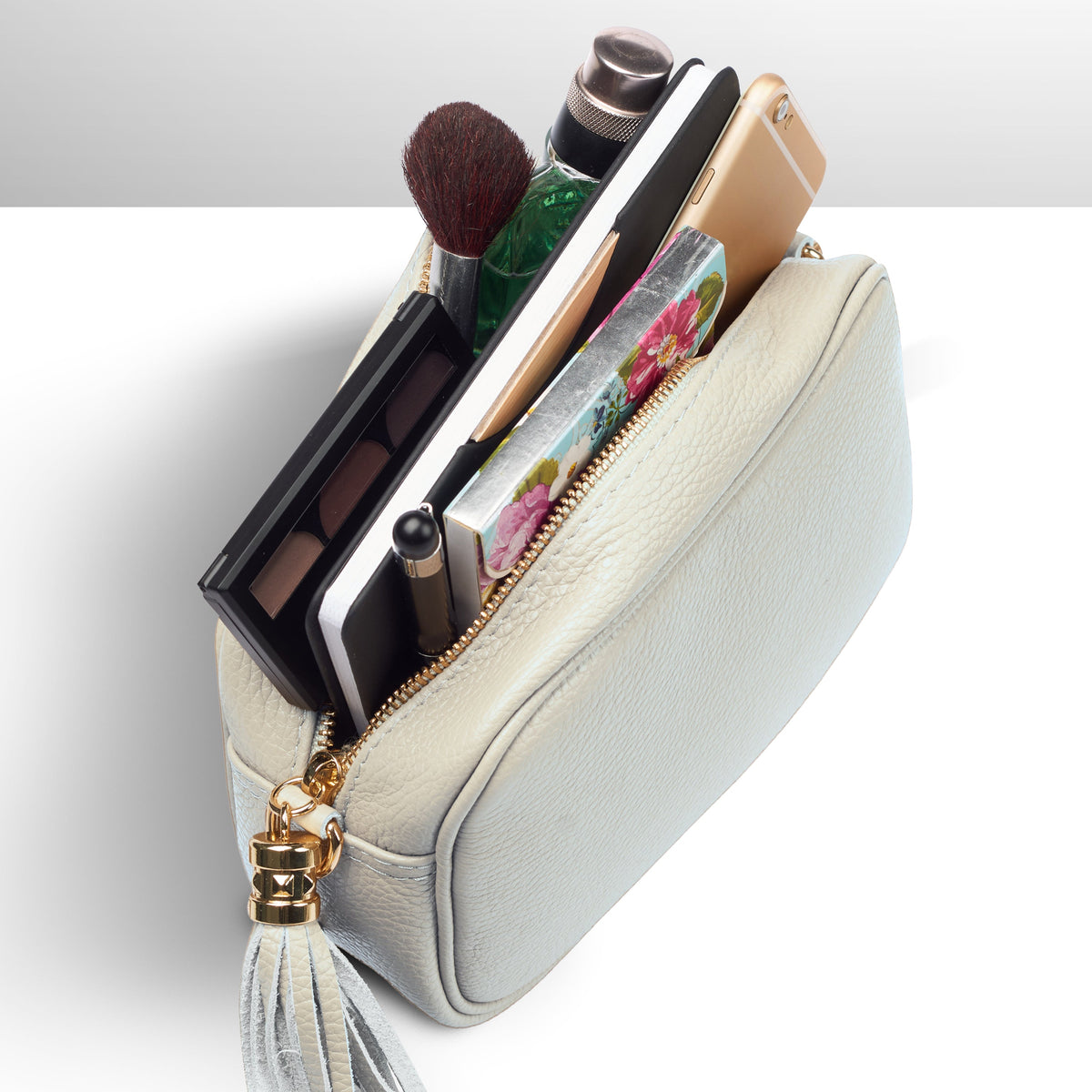 Parma Italian Full-Grain Leather Crossbody Bag