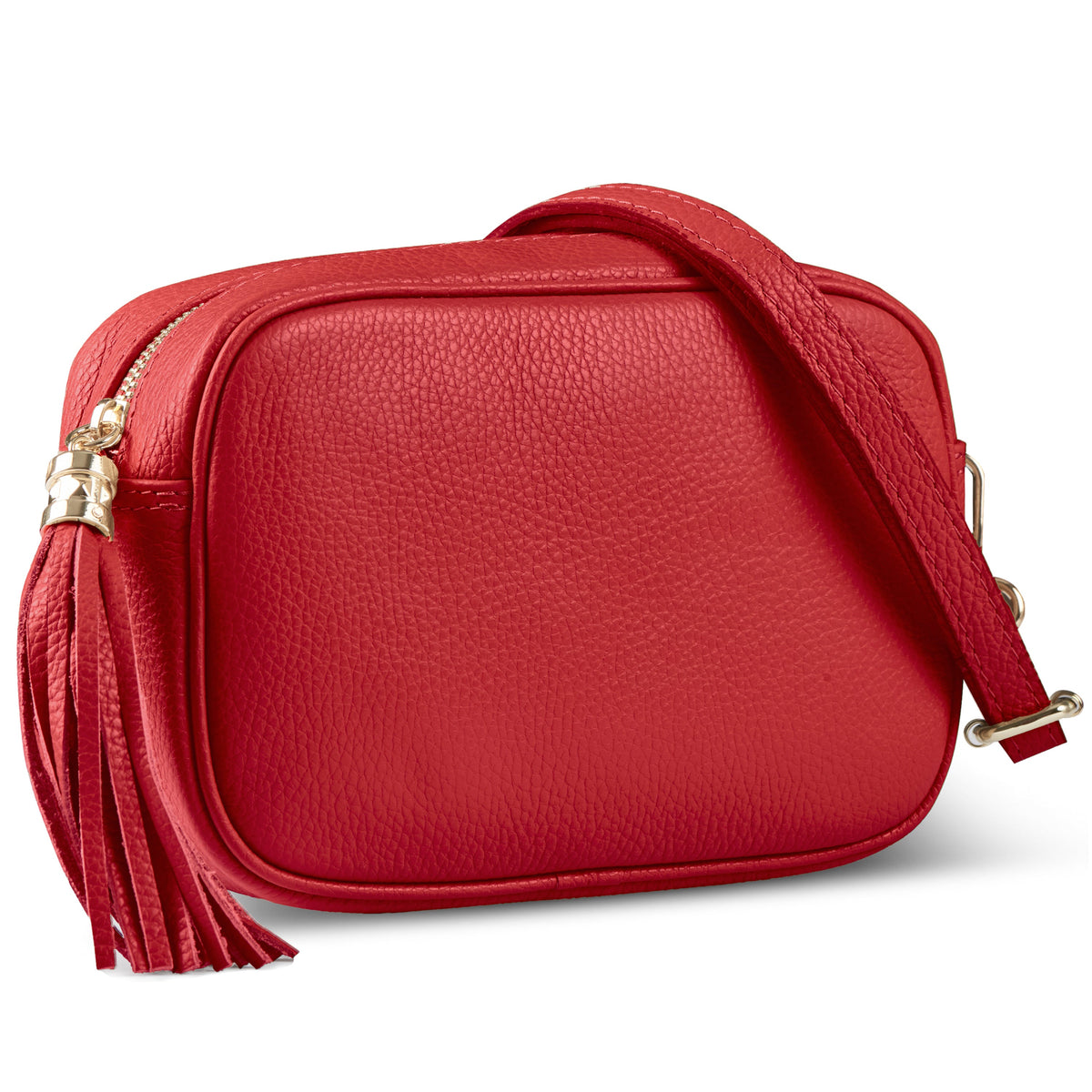 Parma Italian Full-Grain Leather Crossbody Bag