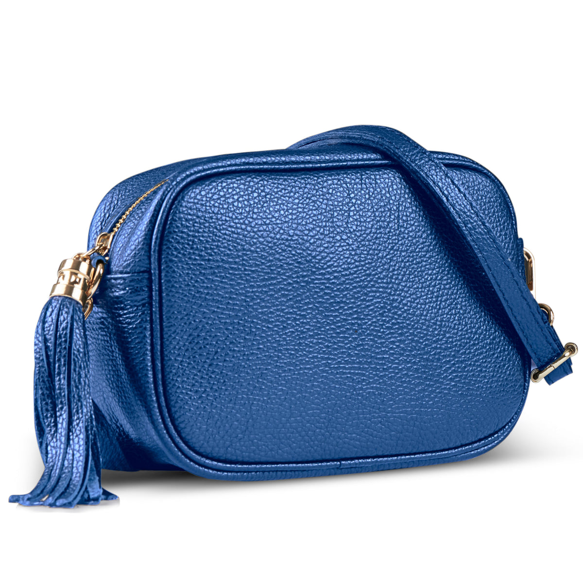 Parma Italian Full-Grain Leather Crossbody Bag