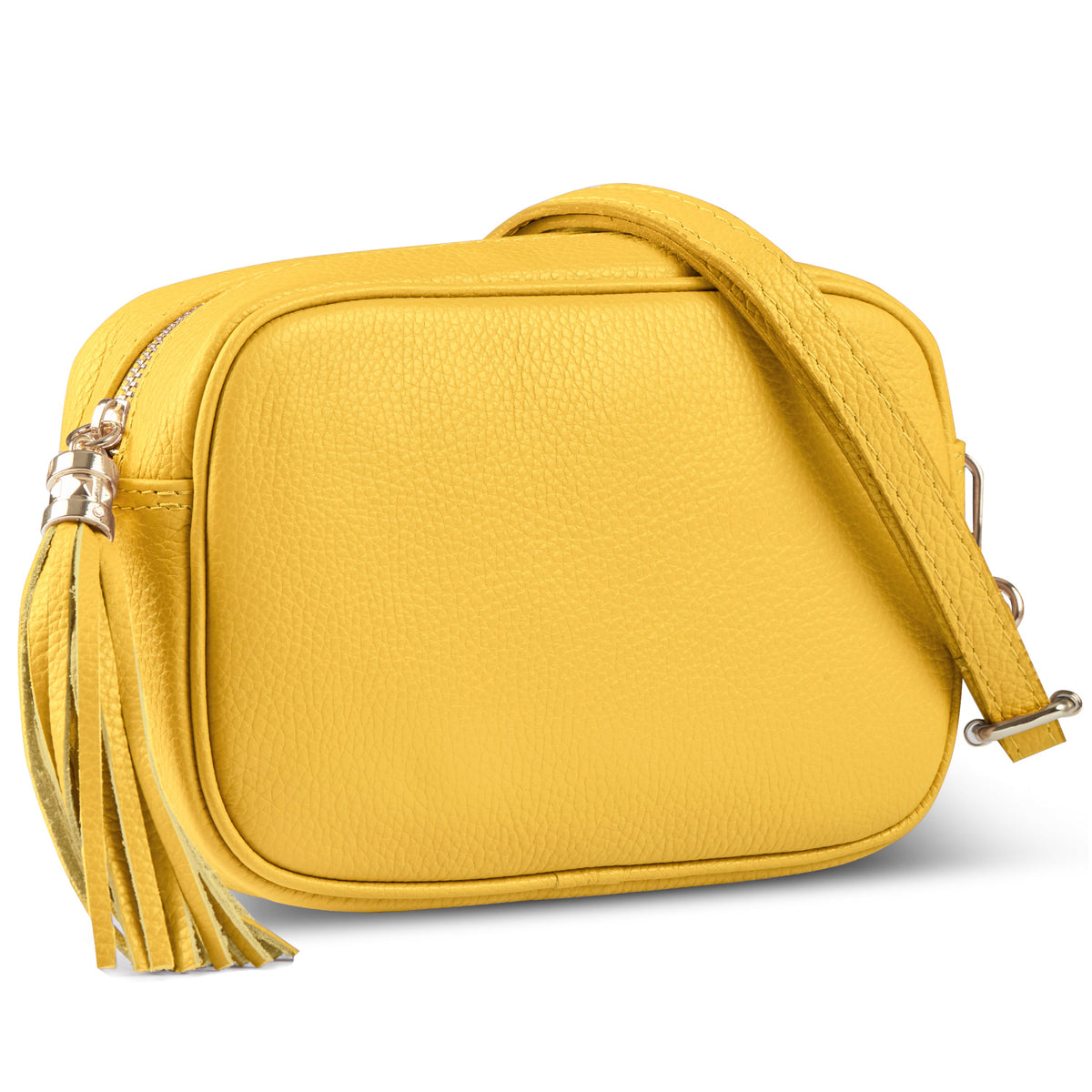 Parma Italian Full-Grain Leather Crossbody Bag