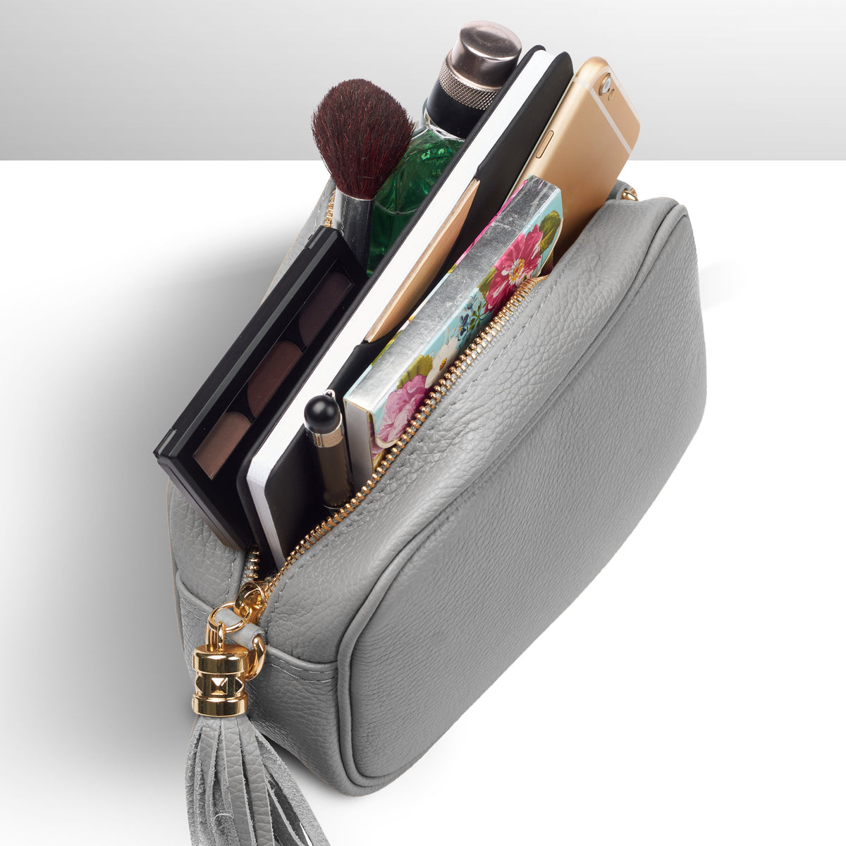 Parma Italian Full-Grain Leather Crossbody Bag