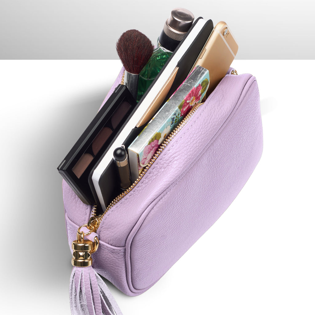 Parma Italian Full-Grain Leather Crossbody Bag