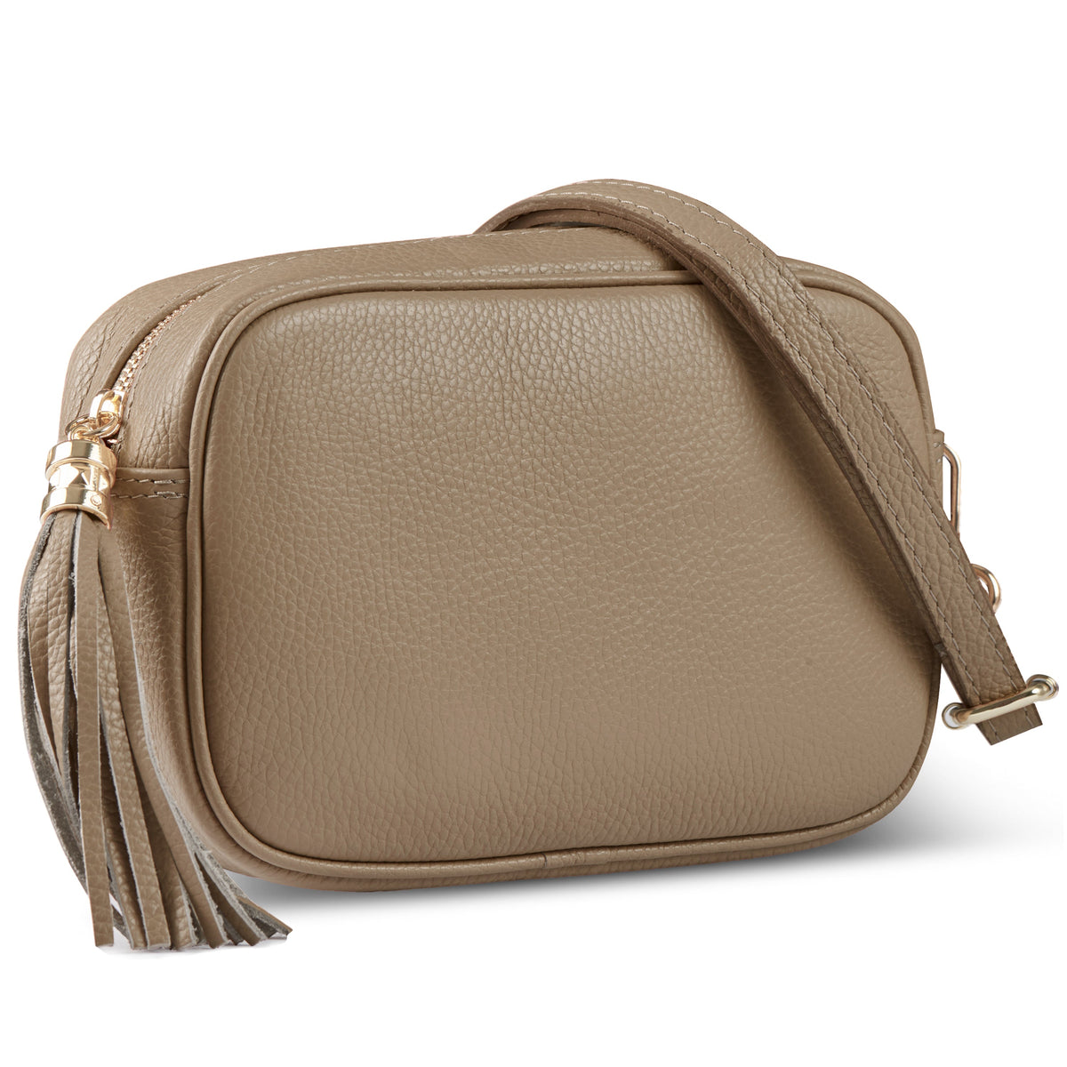 Parma Italian Full-Grain Leather Crossbody Bag