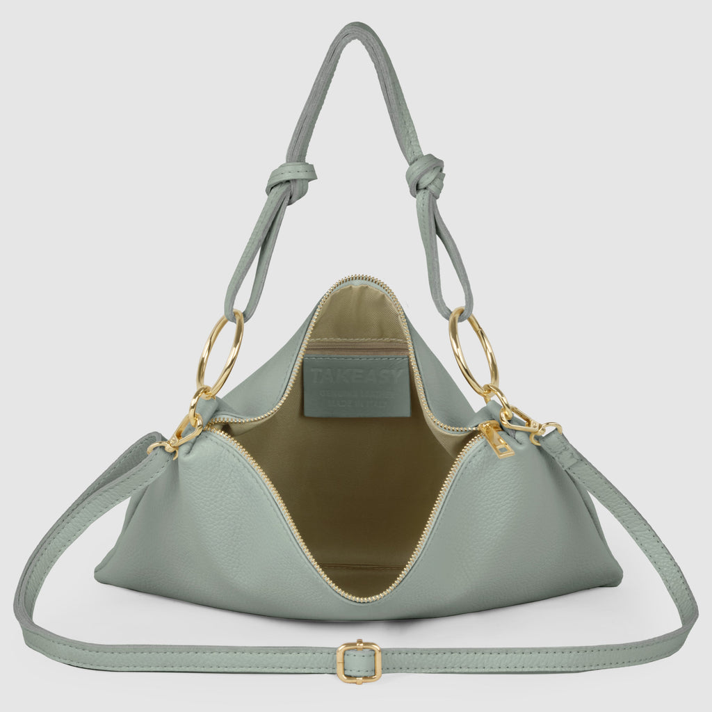 Livorno Italian Full-Grain Leather Shoulder & Crossbody Bag