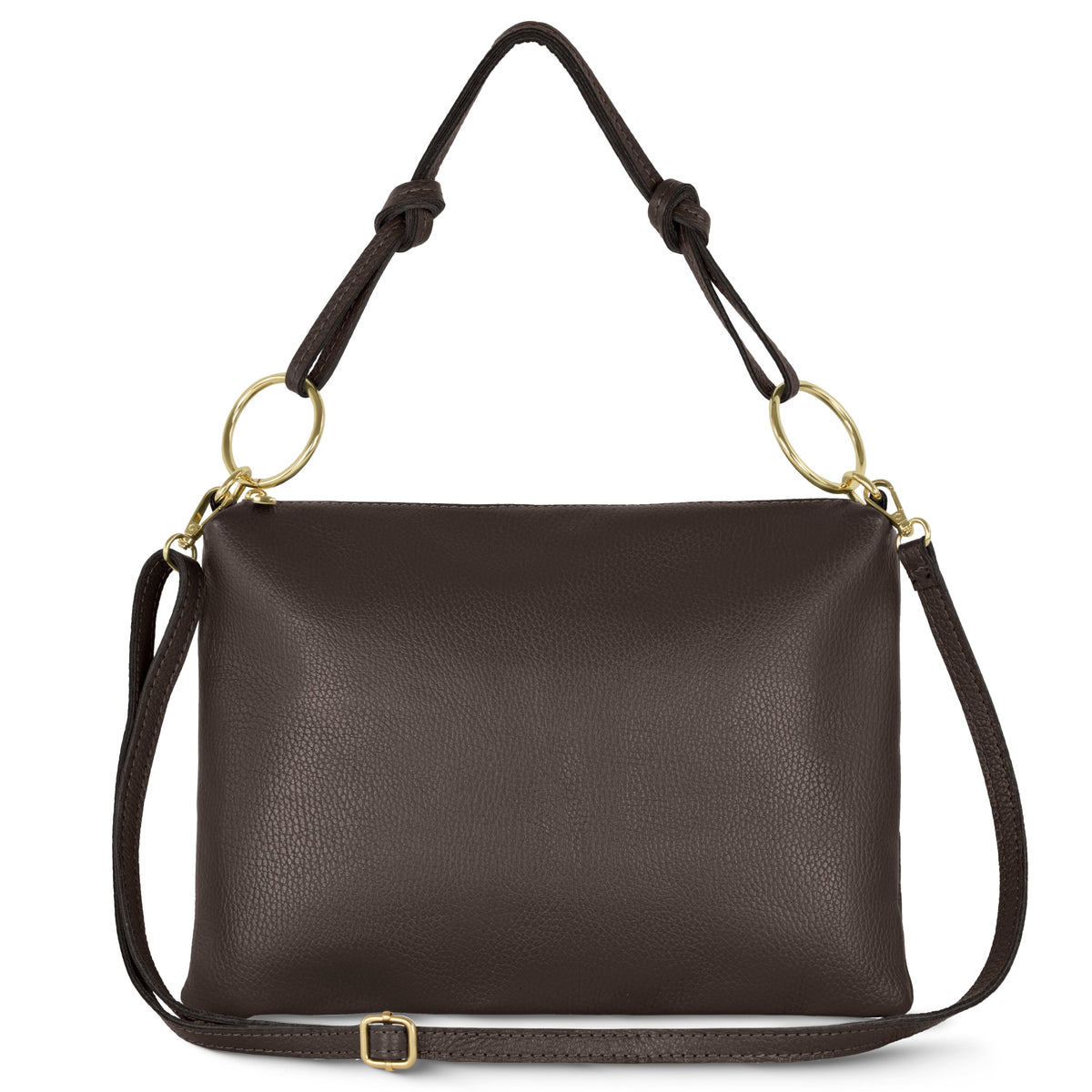 Livorno Italian Full-Grain Leather Shoulder & Crossbody Bag