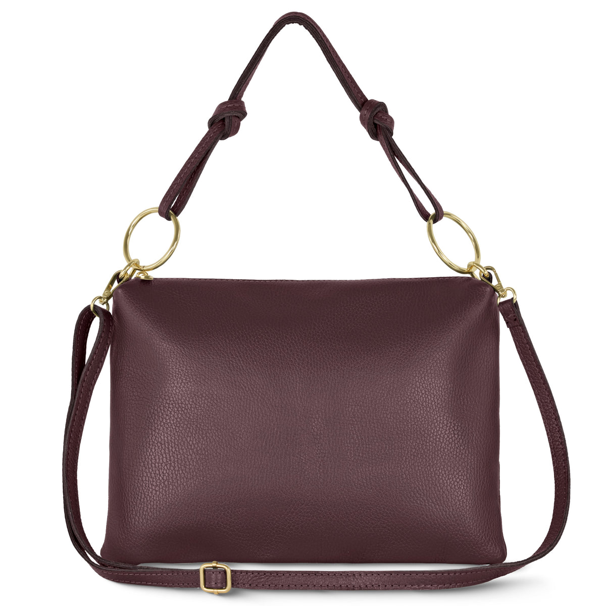 Livorno Italian Full-Grain Leather Shoulder & Crossbody Bag
