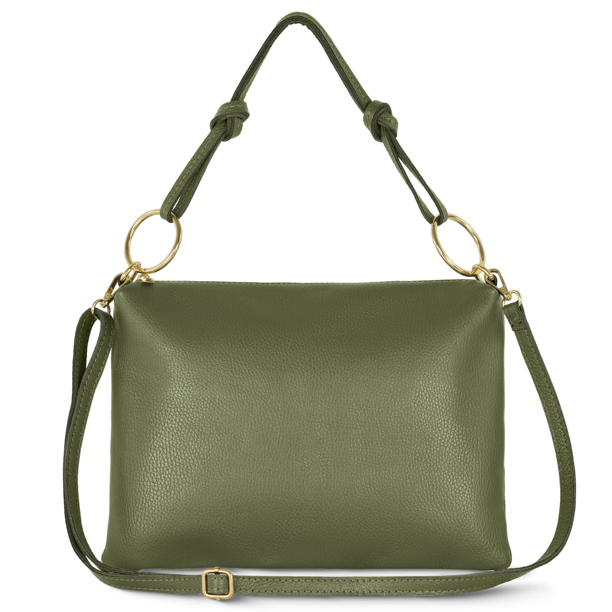 Livorno Italian Full-Grain Leather Shoulder & Crossbody Bag