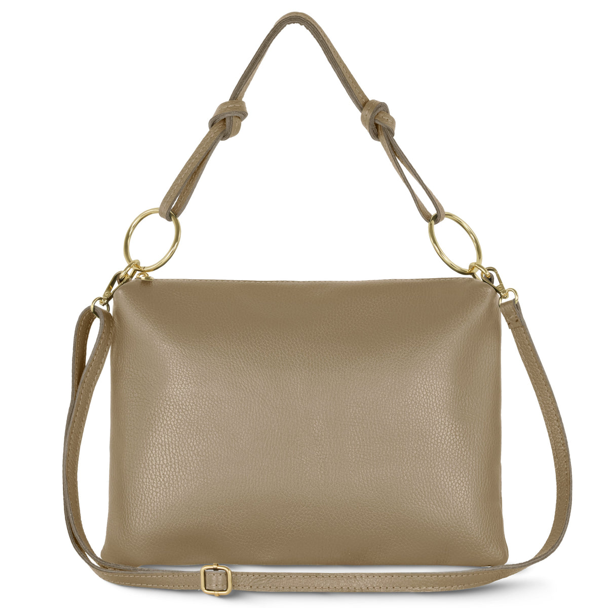 Livorno Italian Full-Grain Leather Shoulder & Crossbody Bag