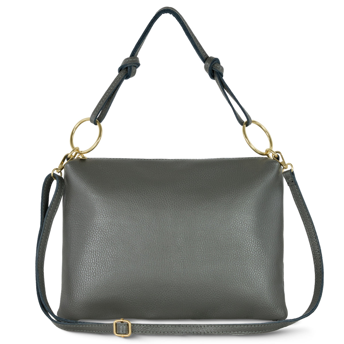 Livorno Italian Full-Grain Leather Shoulder & Crossbody Bag