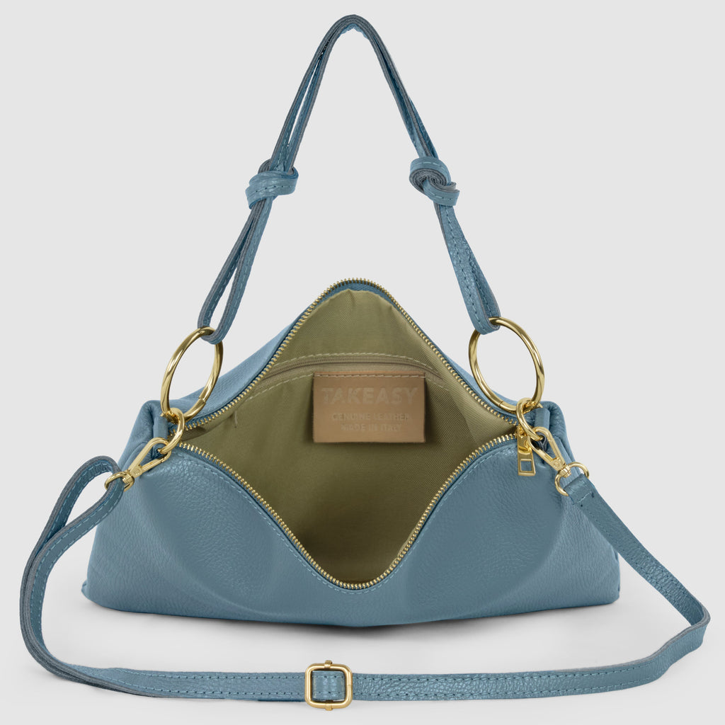 Livorno Italian Full-Grain Leather Shoulder & Crossbody Bag