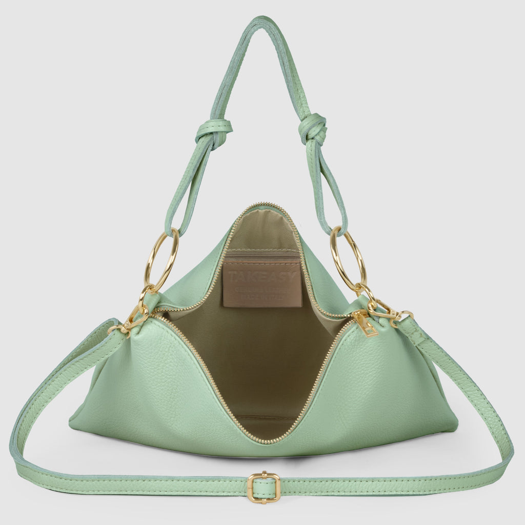 Livorno Italian Full-Grain Leather Shoulder & Crossbody Bag