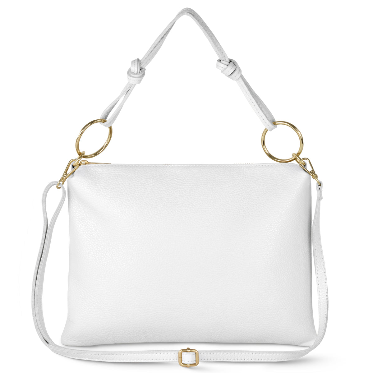 Livorno Italian Full-Grain Leather Shoulder & Crossbody Bag