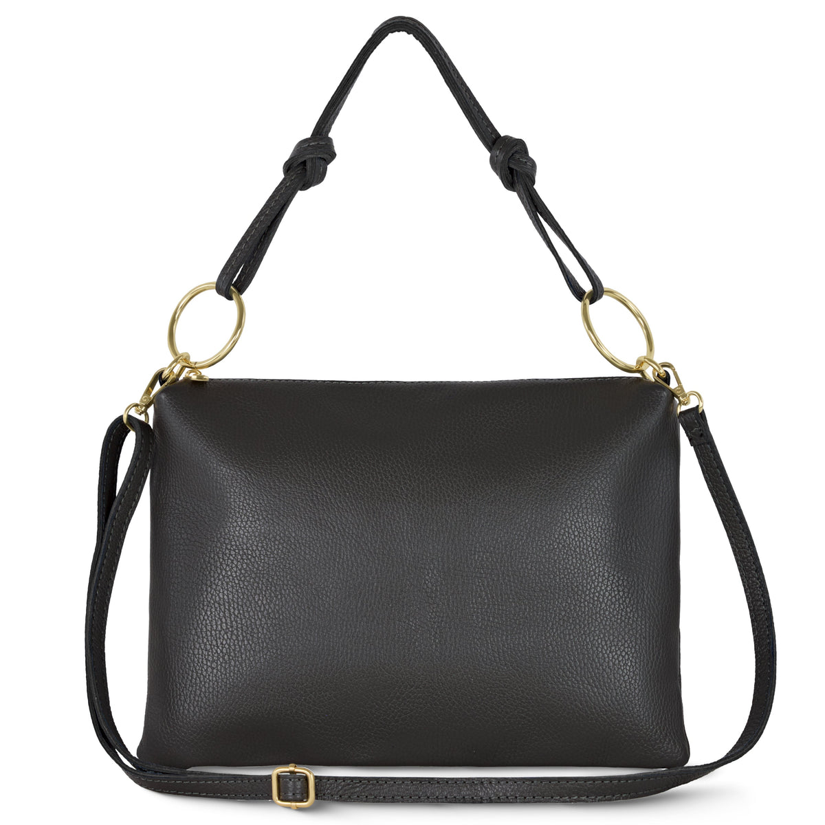 Livorno Italian Full-Grain Leather Shoulder & Crossbody Bag