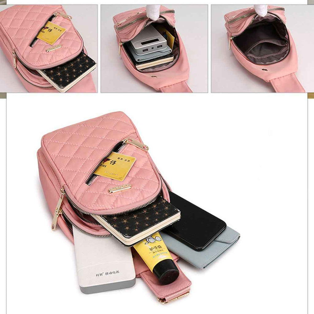 Everyday Water-Resistant Nylon Sling Bag