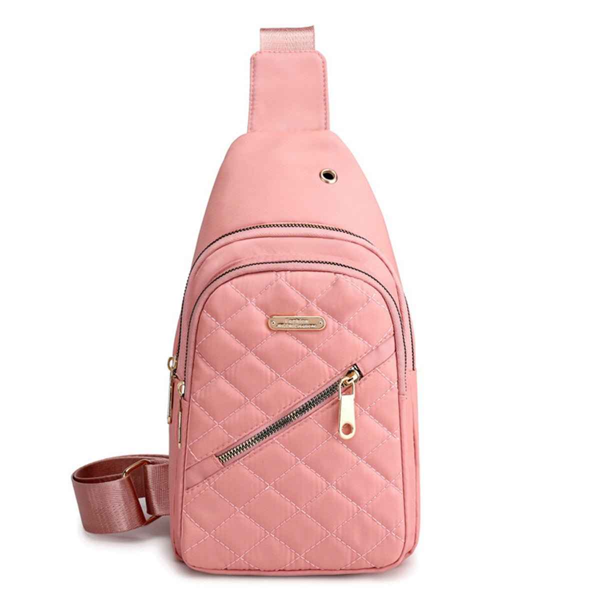 Everyday Water-Resistant Nylon Sling Bag