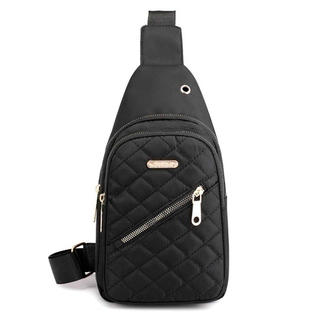 Everyday Water-Resistant Nylon Sling Bag